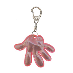 3M reflexní přívěsek růžová ruka - splňuje EN 17353